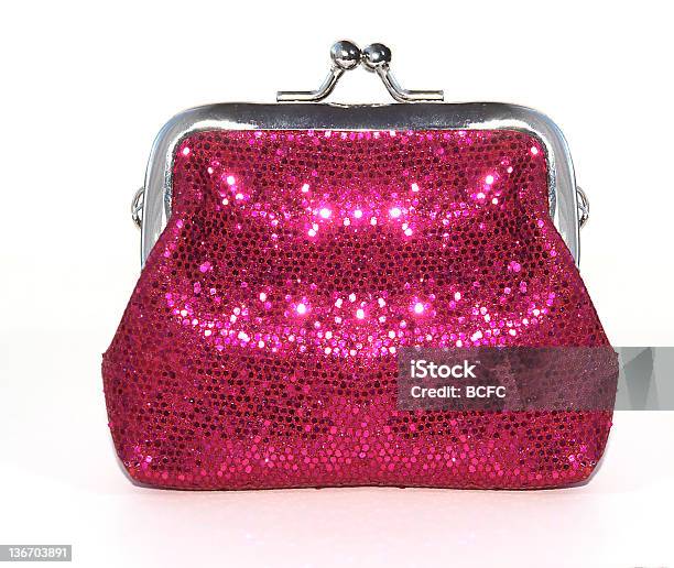 Pink Glitter Sequin Small Coin Purse Stock Photo - Download Image Now -  Change Purse, Glitter, Purse - iStock