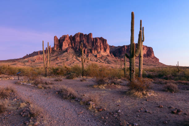 istock The Superstition Mountains in Lost Dutchman State Park 1367046765
