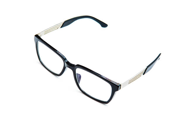 istock A pair of black glasses isolated on white background 1367061315