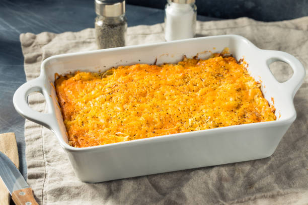 istock Homemade Cheesy Hashbrown Casserole 1367063223