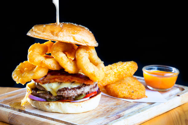 istock Delicious burgers with beef 1367072440