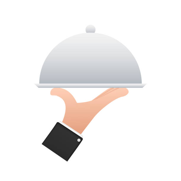 istock Flat style cover for dish for cover design. Vector illustration isolated. Business concept. 1367075632