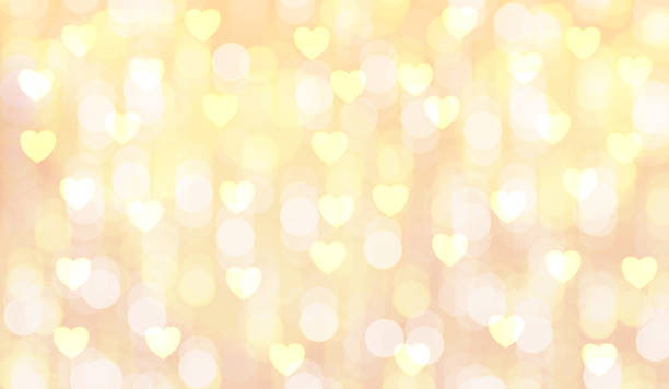 istock Valentine background with hearts light yellow background for happy valentines day. vector design 1367083743