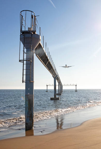 istock Airplane landing in Lanzarote airport 1367100532