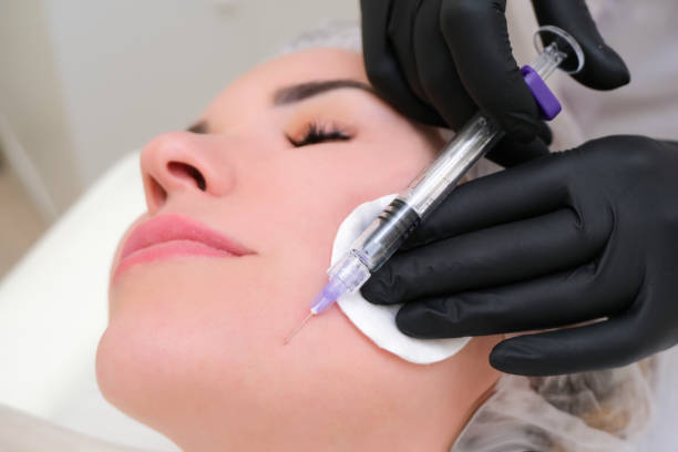 istock Cosmetic injections for skin rejuvenation. 1367101738