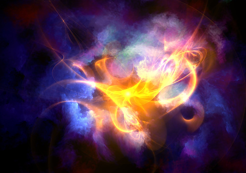 space energy, futuristic abstract background
