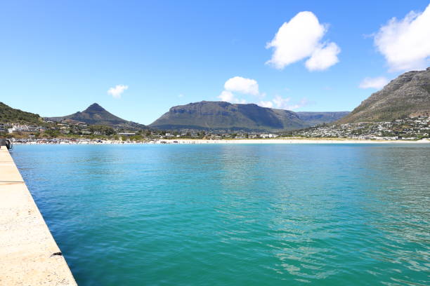 istock A view from the Hout Bay harbour towards the white, sandy beach 1367102920
