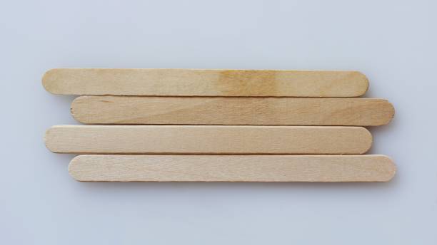 Wooden ice cream stick