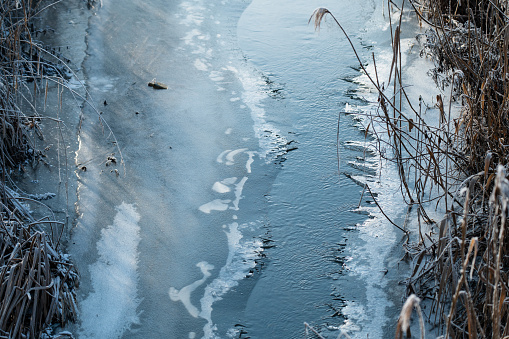 ice in the brook