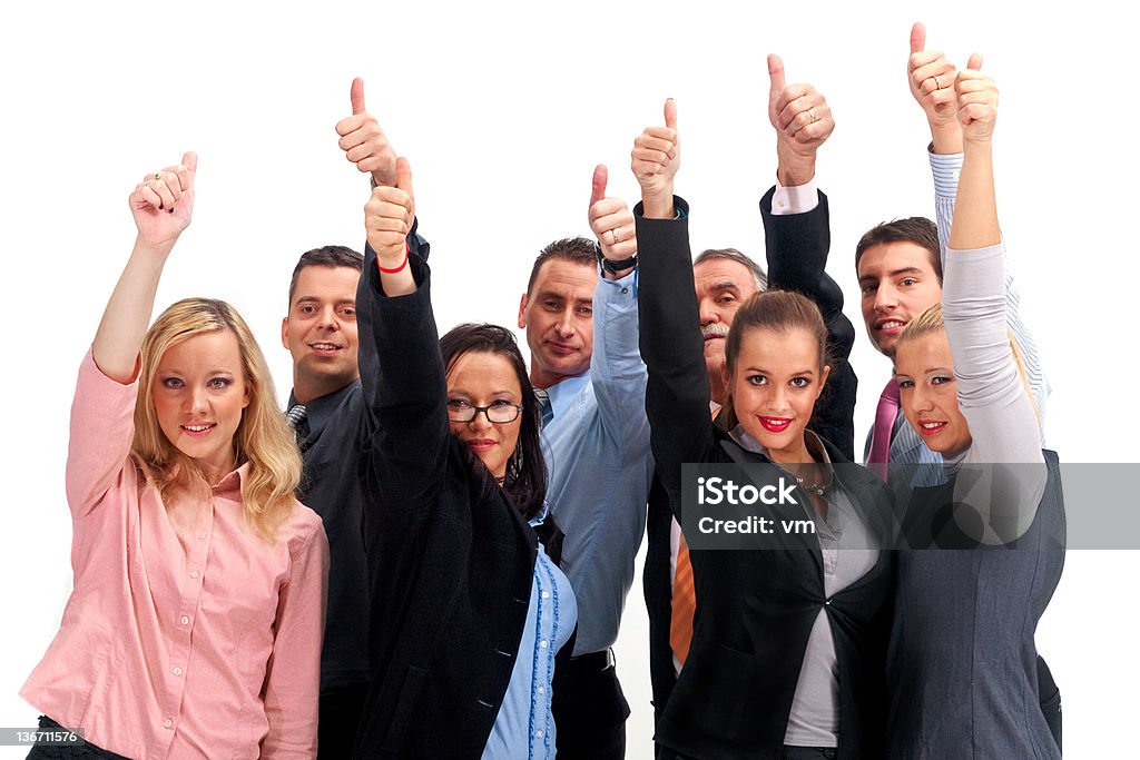 Feliz grupo de Negócios - Royalty-free Adulto Foto de stock