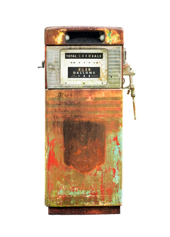 Rusty old fuel pump
