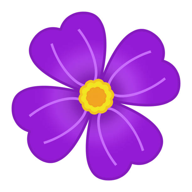 istock Cartoon scene with isolated plant flower illustration 1367119301