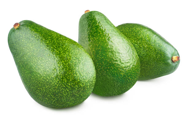istock Delicious avocados on white 1367125815