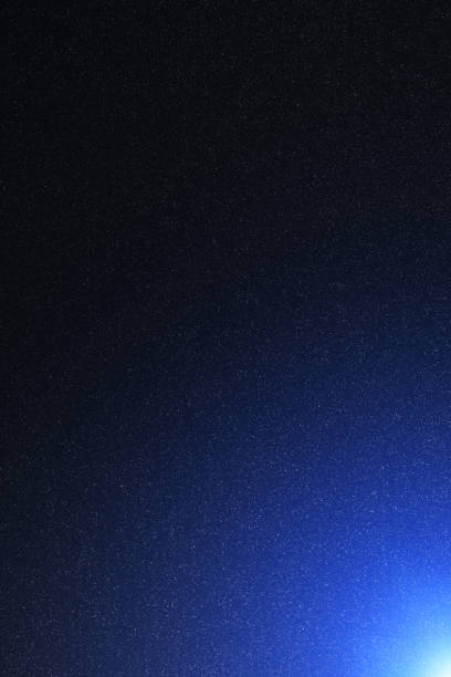 Deep black space with millions of stars