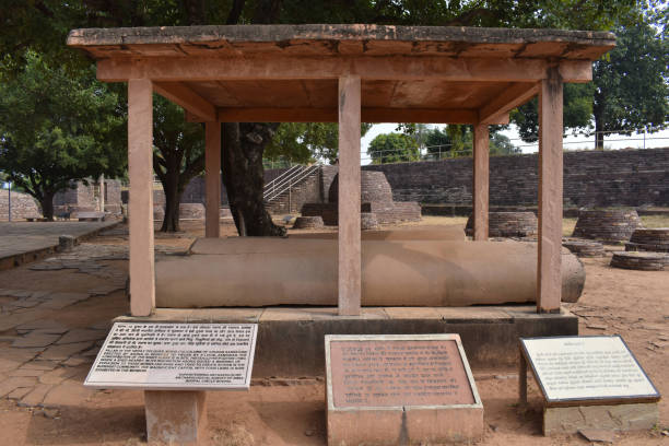 istock Pillar 10 the highly polished Monolithic column, Erected by Asoka at Sanchi, World Heritage Site, Madhya Pradesh, India. 1367134298