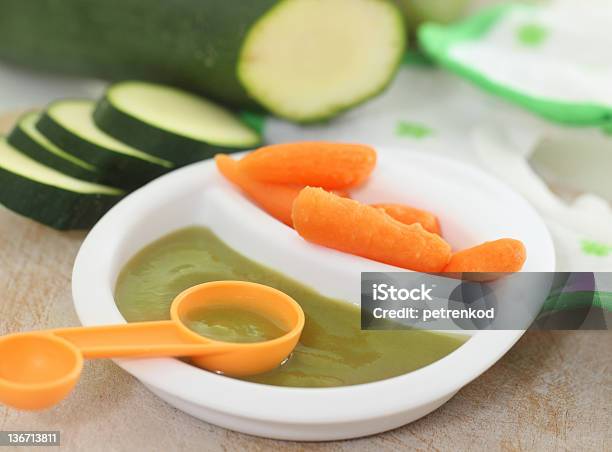 Organic Food For Baby Stock Photo - Download Image Now - Bowl, Carrot, Dinner