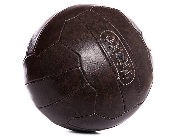 istock Leather vintage football 136713960