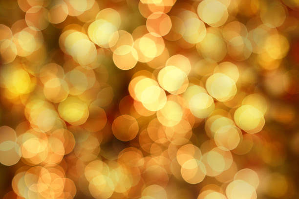 istock Christmas lights and bokeh (golden) 136713965