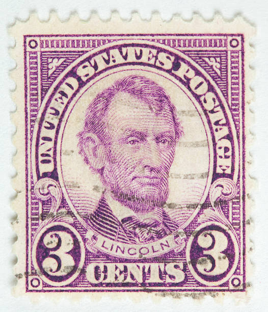 istock PResident Lincoln Cancelled Stamp 136714037