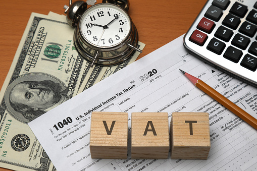 Tax time form calculator planning VAT finance