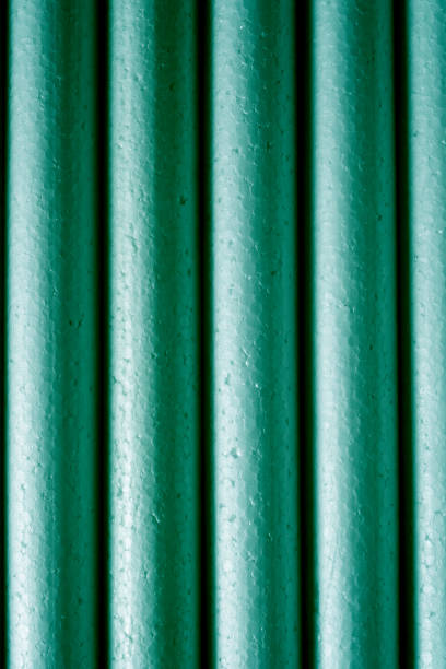 istock Abstract green background of green foam cylinders 1367151159