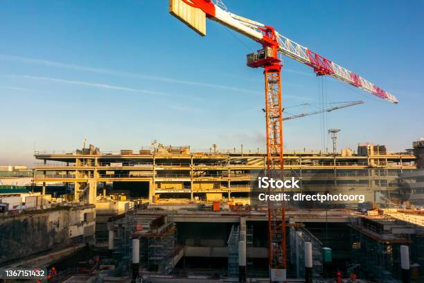 Paris France Orly International Airport Building Construction Stock Photo - Download Image Now