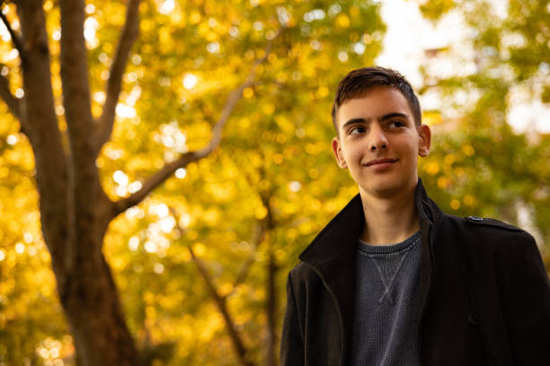 istock Cheerful Caucasian teenage boy 1367153685