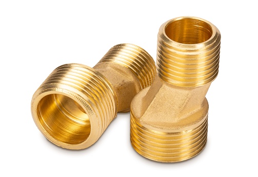 Brass Tube connectors for plumbing supplies