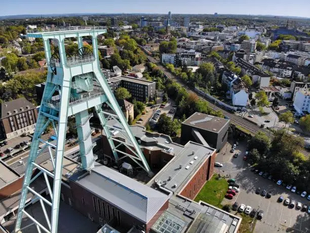 Germany - Bochum city aerial view.