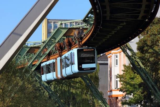 Wuppertal Suspension Train stock photo