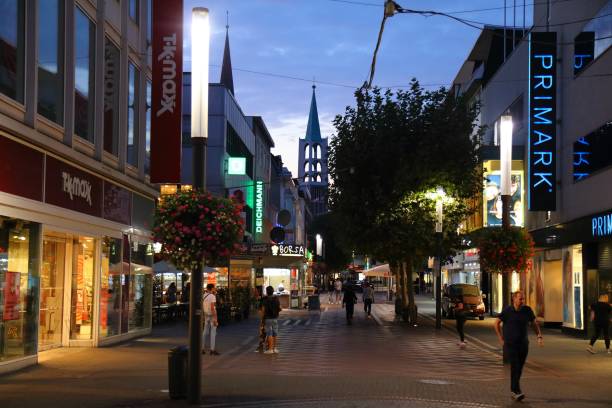 ciudad de gelsenkirchen, alemania - color image gelsenkirchen ruhr architecture fotografías e imágenes de stock