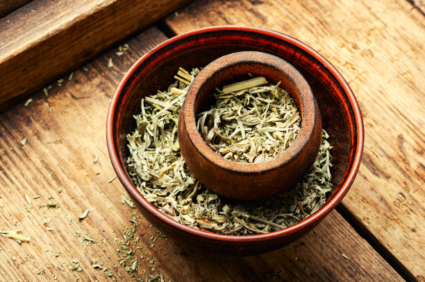 istock Dried wormwood medicinal 1367166126