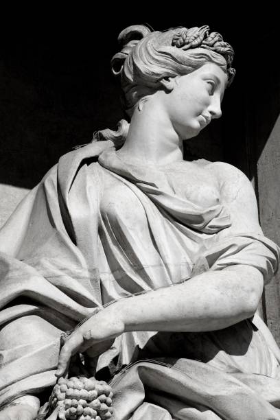 istock Feminine nature in statue 1367171385