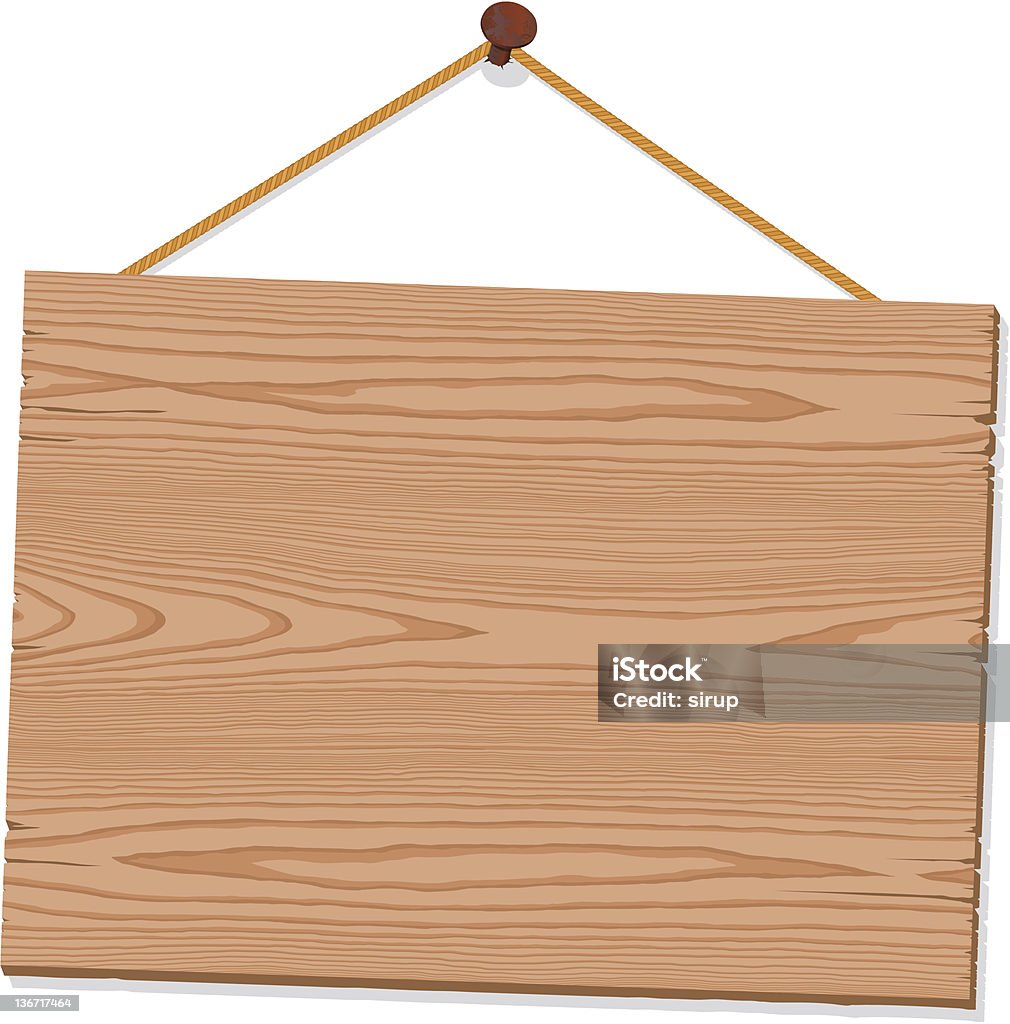 Blanc panneau en bois set - clipart vectoriel de Antiquités libre de droits