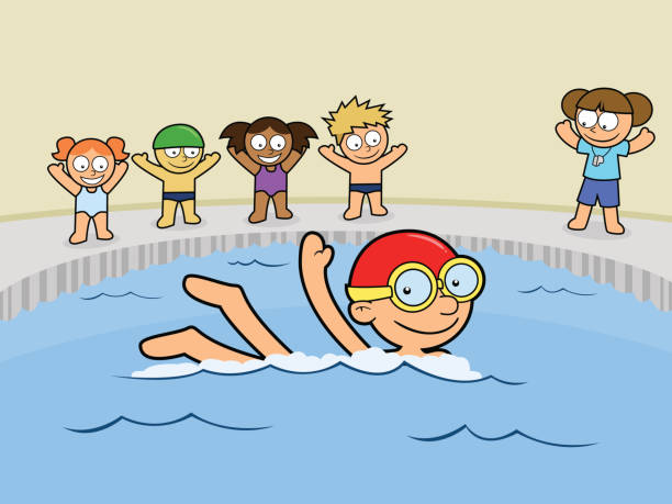 ilustrações de stock, clip art, desenhos animados e ícones de escola de natação - lifeguard association