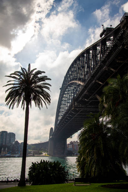 istock Metal bridge crossing the Sydney harbour 1367177880