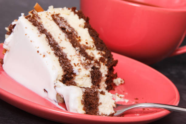 istock Fresh tasty cake for different occasions and cup of black coffee 1367178976