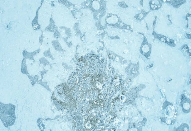 istock ice background, natural ice texture with frozen air bubbles 1367180201