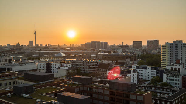 istock Drone Berlin Skyline Berlin TV Tower Sunrise 1367181700