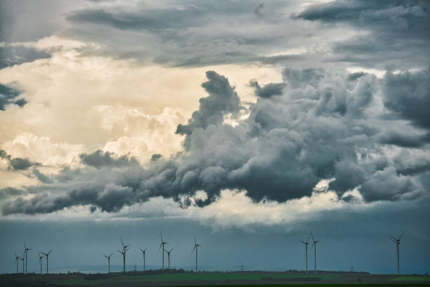 istock weather / heavy rain / clouds / climate change 1367184715
