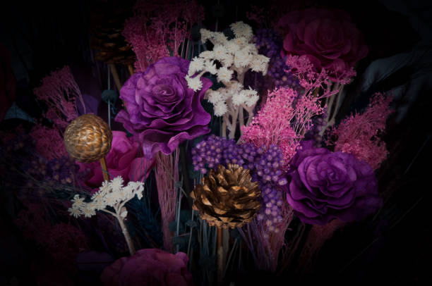 istock Beautiful purple flower for background 1367188641