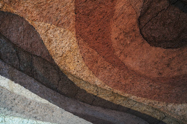 istock Form of soil layers,its colour and textures,texture layers of earth,Soil background 1367189948