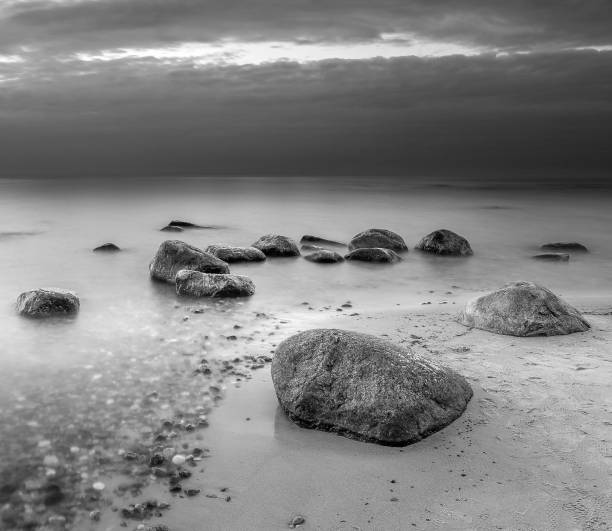 istock Natural landscape from the sea on a cloudy windy day. 1367201488