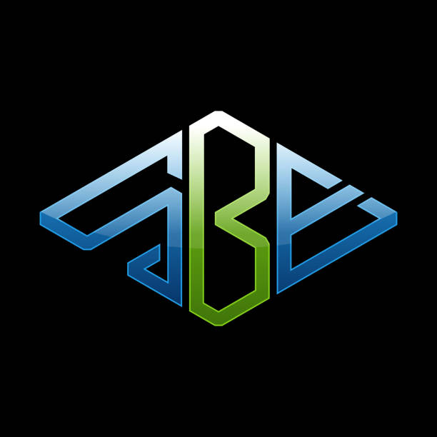 buchstabe sbc farbverlauf farbe logo design - letter c initial alphabet alphabetical order stock-grafiken, -clipart, -cartoons und -symbole