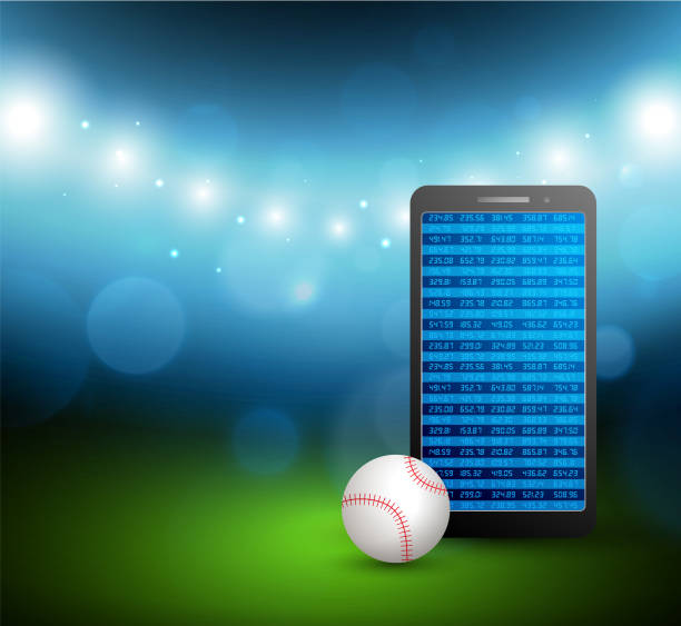 istock Online sports betting - Baseball 1367208104
