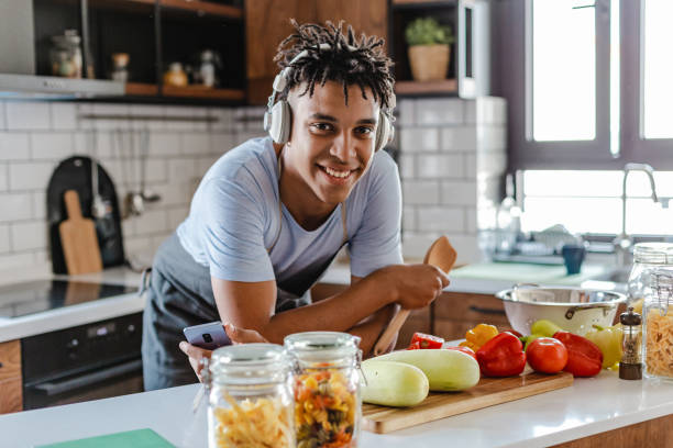 istock Portrait of a man in the kitchen 1367210818