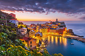 Vernazza, La Spezia, Liguria, Italy in Cinque Terre
