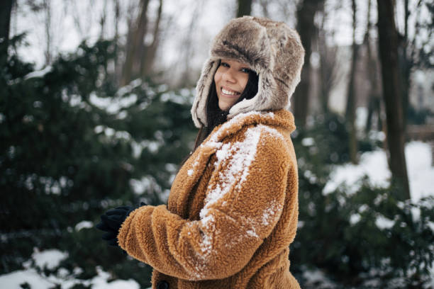 istock Girl enjoys the winter magic. 1367216692