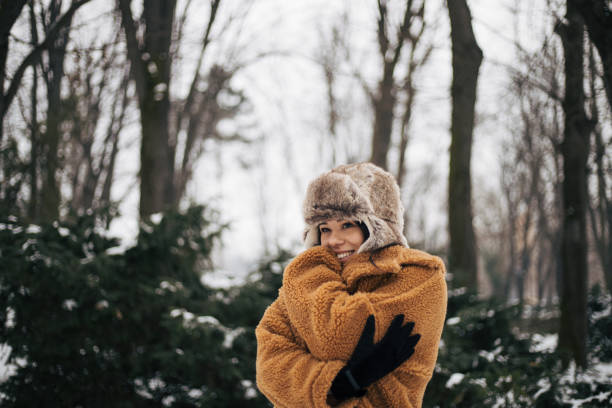 istock Girl enjoys the winter magic. 1367217110