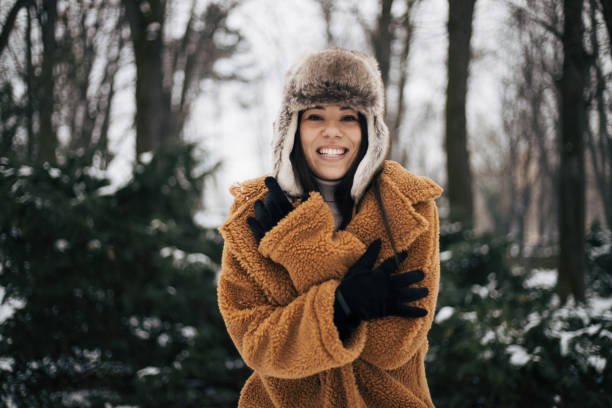 istock Girl enjoys the winter magic. 1367217168